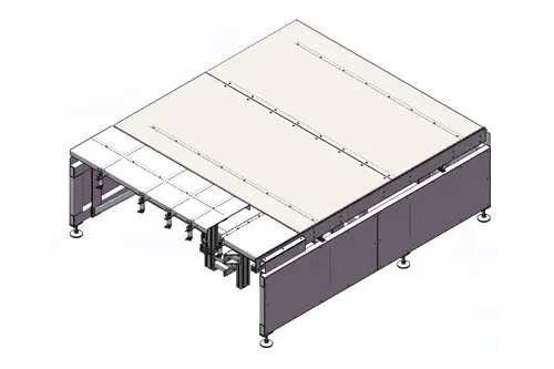 Feeding table structure