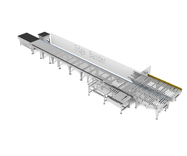 Roller-type Returning Conveyor Line ສໍາລັບ Edgebanding Machine